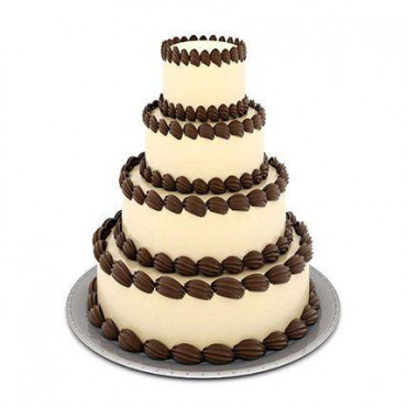 4 Tier Creame Cake