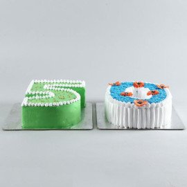 50 Number Choco Pineapple Cake