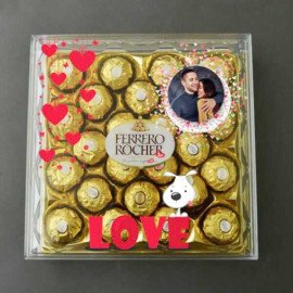 Sugary Surprise (Ferrero Rocher engraved with love and image)