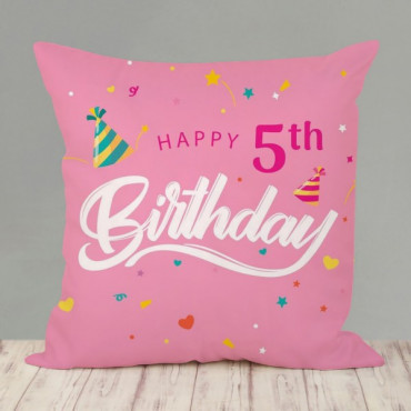 5th Birthday Fun Cushion