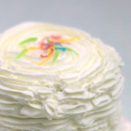 6 Layer Rainbow Creamy cake