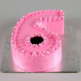 6 Number Chocolate Cake
