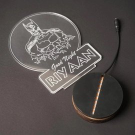 Dark Knight Personalized Night Lamp