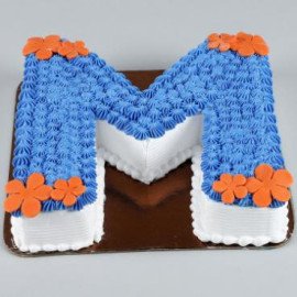 Alphabet M Cake
