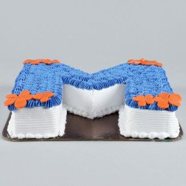 Alphabet M Cake