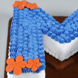 Alphabet M Cake