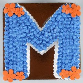 Alphabet M Cake