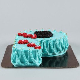 Alphabet P Cake