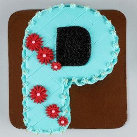 Alphabet P Cake
