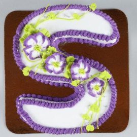 Alphabet S Cake
