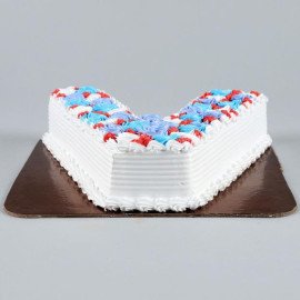 Alphabet V Cake