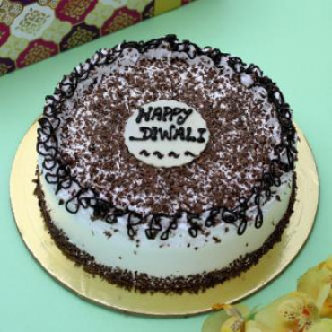 Appealing Diwali Black Forest Cake
