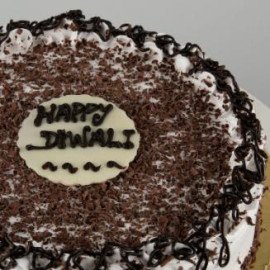 Appealing Diwali Black Forest Cake