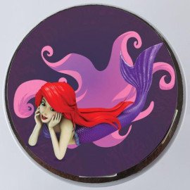 Ariel Cartoon Chocolate Photo Cake