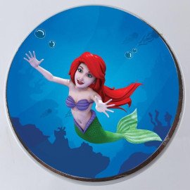 Ariel Pineapple Photo Cake