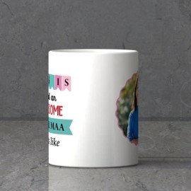 Awesome Saasu maa Personalized White Mug