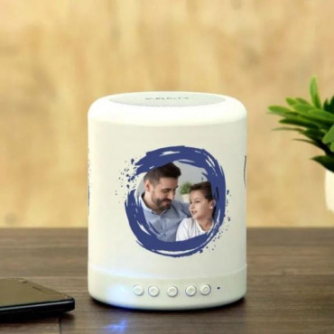 Awesome Dad Personalized Bluetooth LED Speaker