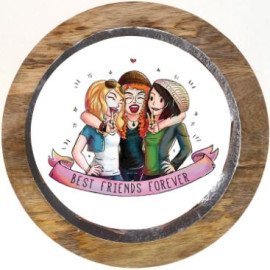 BFF Special Pineapple Photo Cake