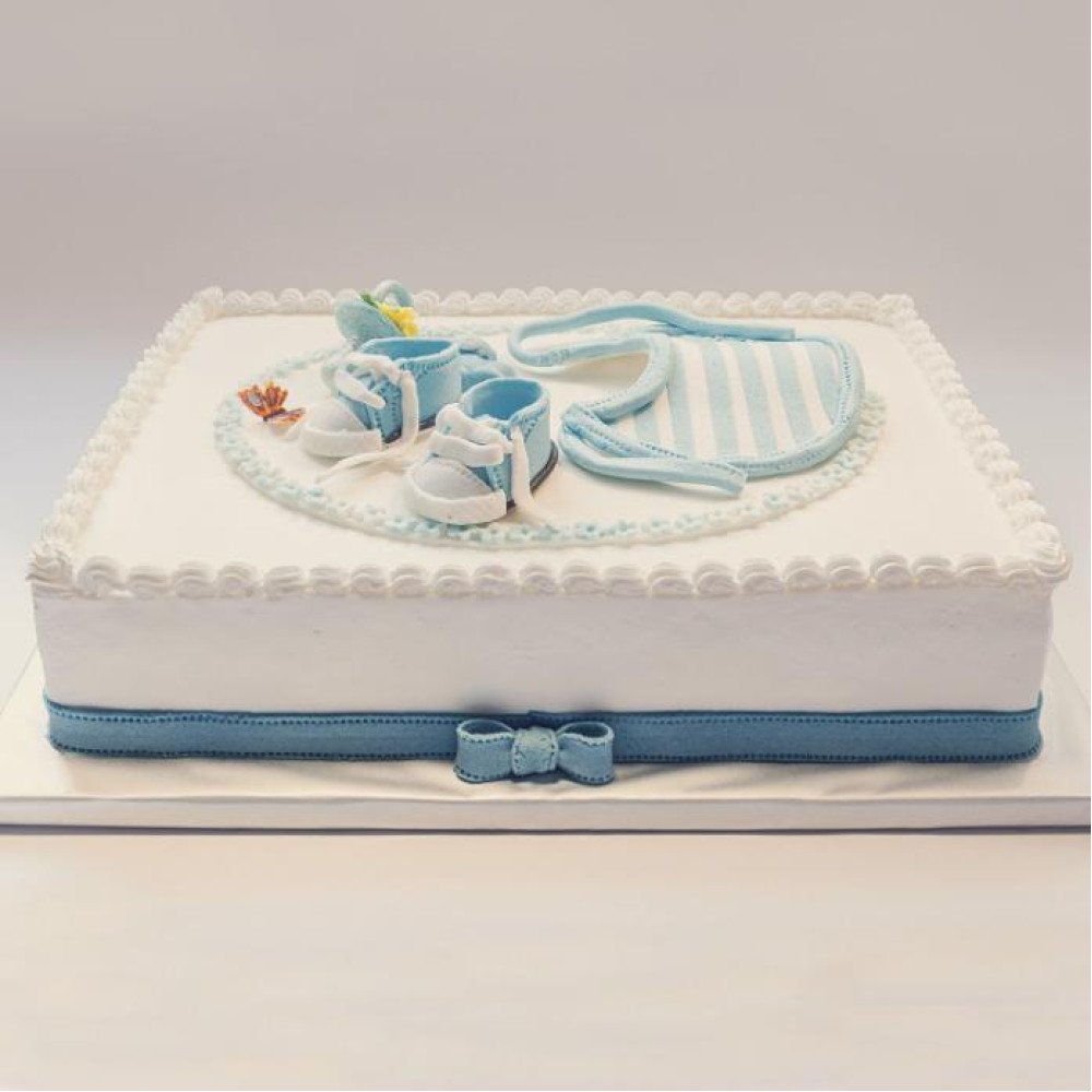 Baby Boy Chocolate Cake