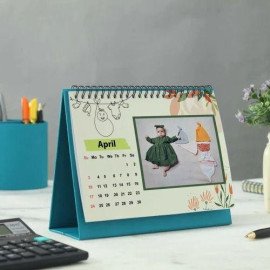 Baby's First Year Personalized Spiral 2022 Desk Calendar