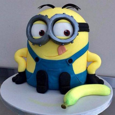 Banana N Bob Minion Cake