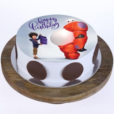 Baymax Photo Cake