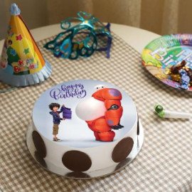 Baymax Photo Cake