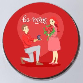 Be Mine Pineapple Photo Cake
