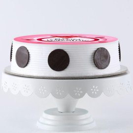 Be My Valentine Pineapple Photo Cake