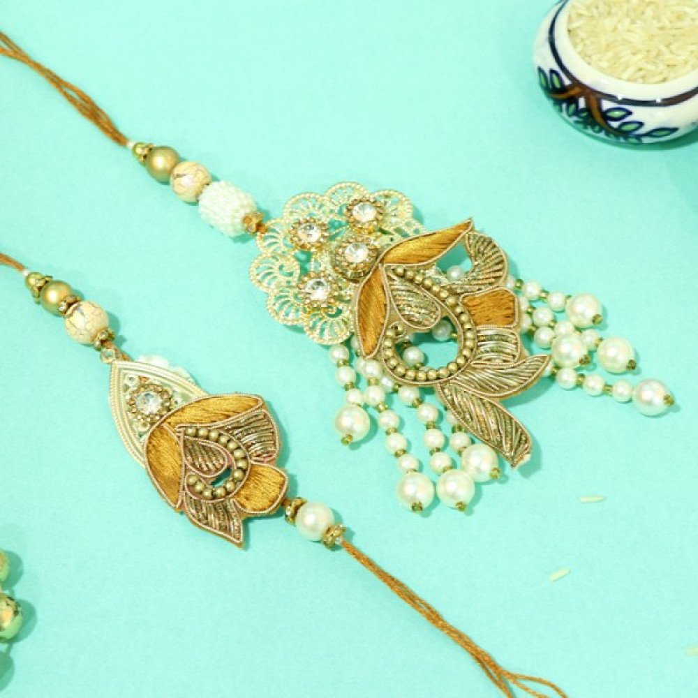 Bejewelled Bhaiya Bhabhi Set