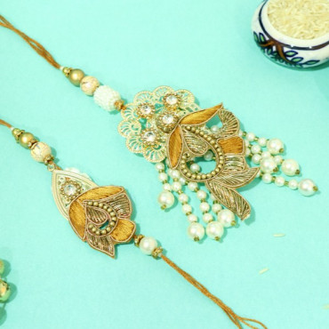 Bejewelled Bhaiya Bhabhi Set