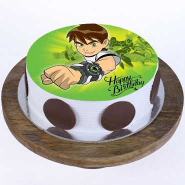 Ben 10 Photo Cake