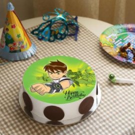 Ben 10 Photo Cake
