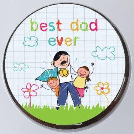 Best Dad Ever Yummy Photo Cake