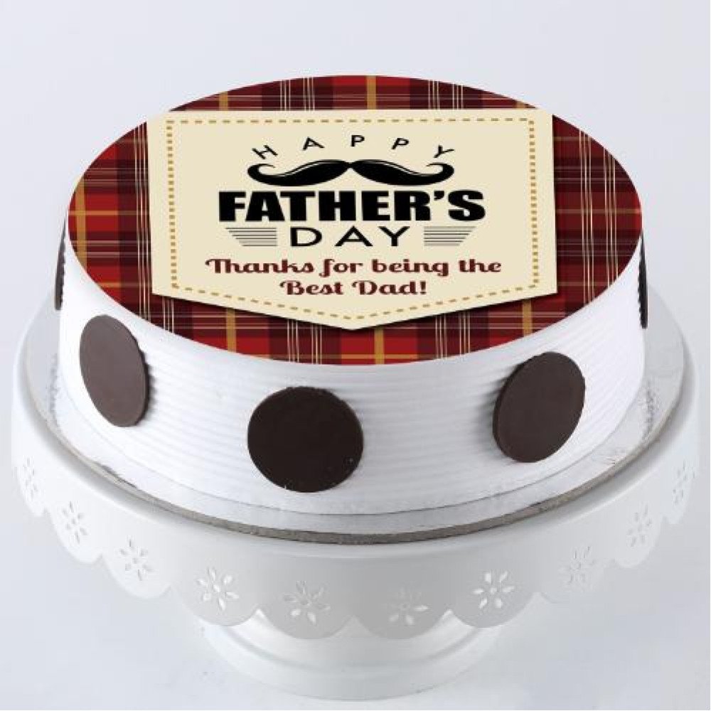Best Dad Pineapple Photo Cake