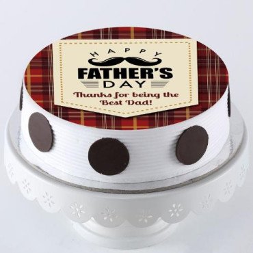 Best Dad Pineapple Photo Cake