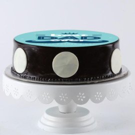 Best Father Ever Photo Cake
