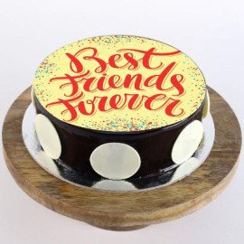 Best Friends Forever Chocolate Cake