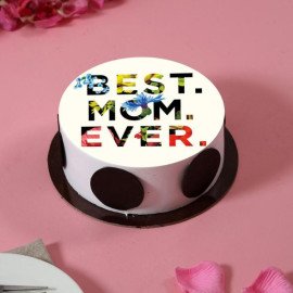 Best Mom Ever Photo Cake