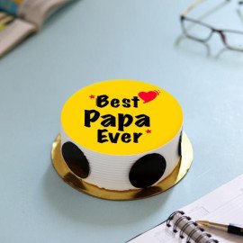 Best Papa Ever Photo Cake
