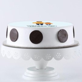 Best Papa Pineapple Photo Cake