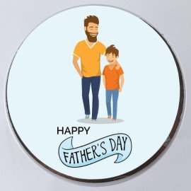 Best Papa Pineapple Photo Cake