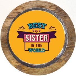 Best Sister Pineapple Photo Cake