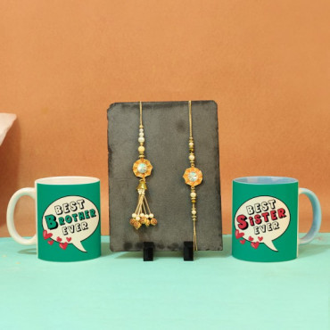 Bhaiya Bhabhi Rakhi sets with Coffee Mugs