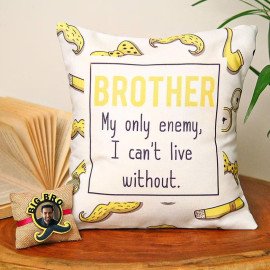 Big Bro Cushion Rakhi