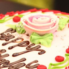 Birthday Black Forest Cream Cake