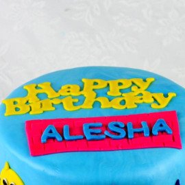 Birthday Happy Birds Truffle Cake