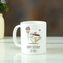Birthday Themed Personalized Mug & Tea Coaster Set