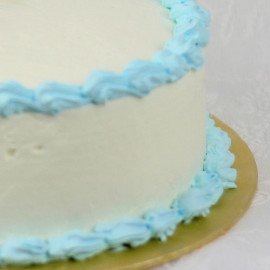 Blue Toy Vanilla Cake
