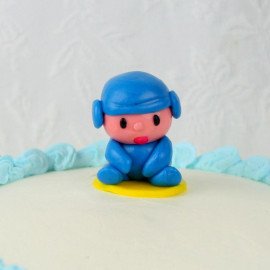 Blue Toy Vanilla Cake
